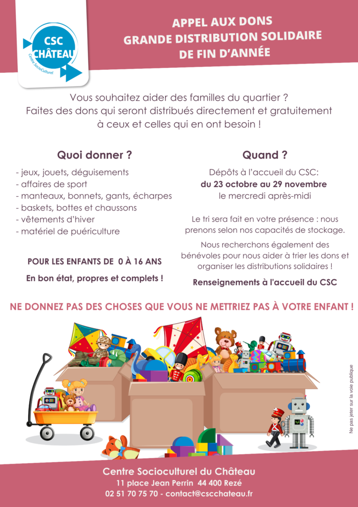 Appel à dons
