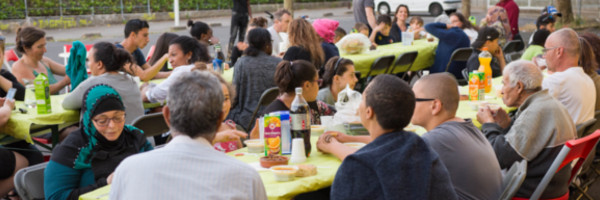 Repas d'habitants de juin 2017